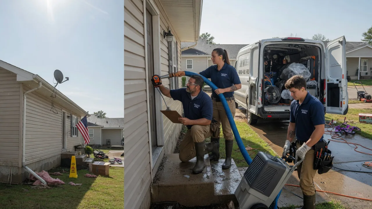 Ceiling Water Damage Restoration in Olive, MT near me